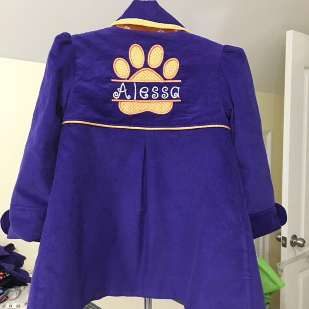 Girls Coat  Classic Design  PDF Sewing Pattern  Ages 1-12  Instant Download  Cut